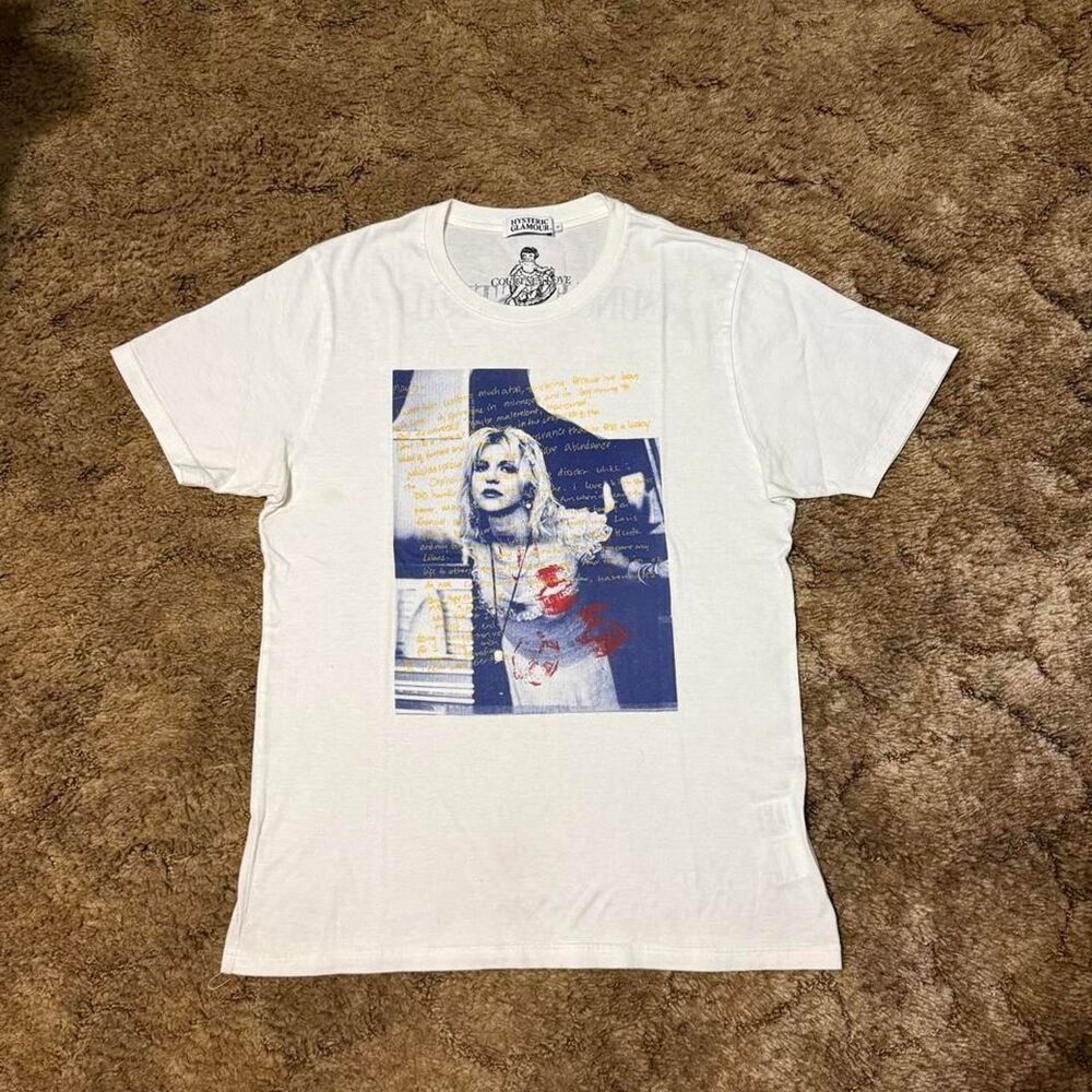 Hysteric Glamour Courtney Love T-Shirt Medium